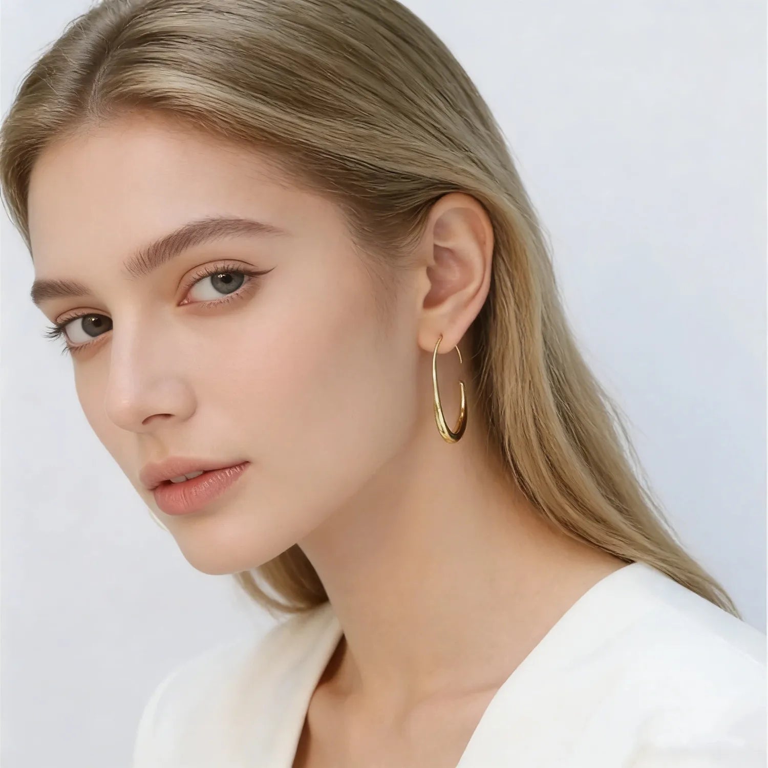 Boucles d'oreilles créoles ovales