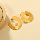 Unique U Shape Statement Earrings