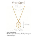 14K Gold Plated Cross Necklace