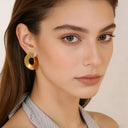 Unique U Shape Statement Earrings
