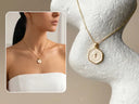 14K Gold Plated Cross Necklace