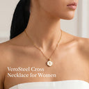 14K Gold Plated Cross Necklace