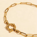18K Gold Plated O Chain Bracelet
