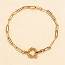 18K Gold Plated O Chain Bracelet