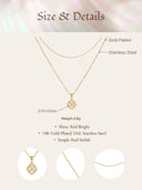 Vintage Clover Charm Necklace