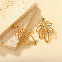 18K Gold Plated Blossom Earrings