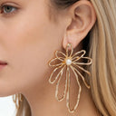 18K Gold Plated Blossom Earrings