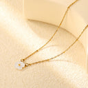 Inspired Plum Blossom Charm 18K Gold-Plated Necklace