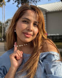 Ugc picture from reena_rbr wearing baroque pearl necklace and earrings from Verosteel